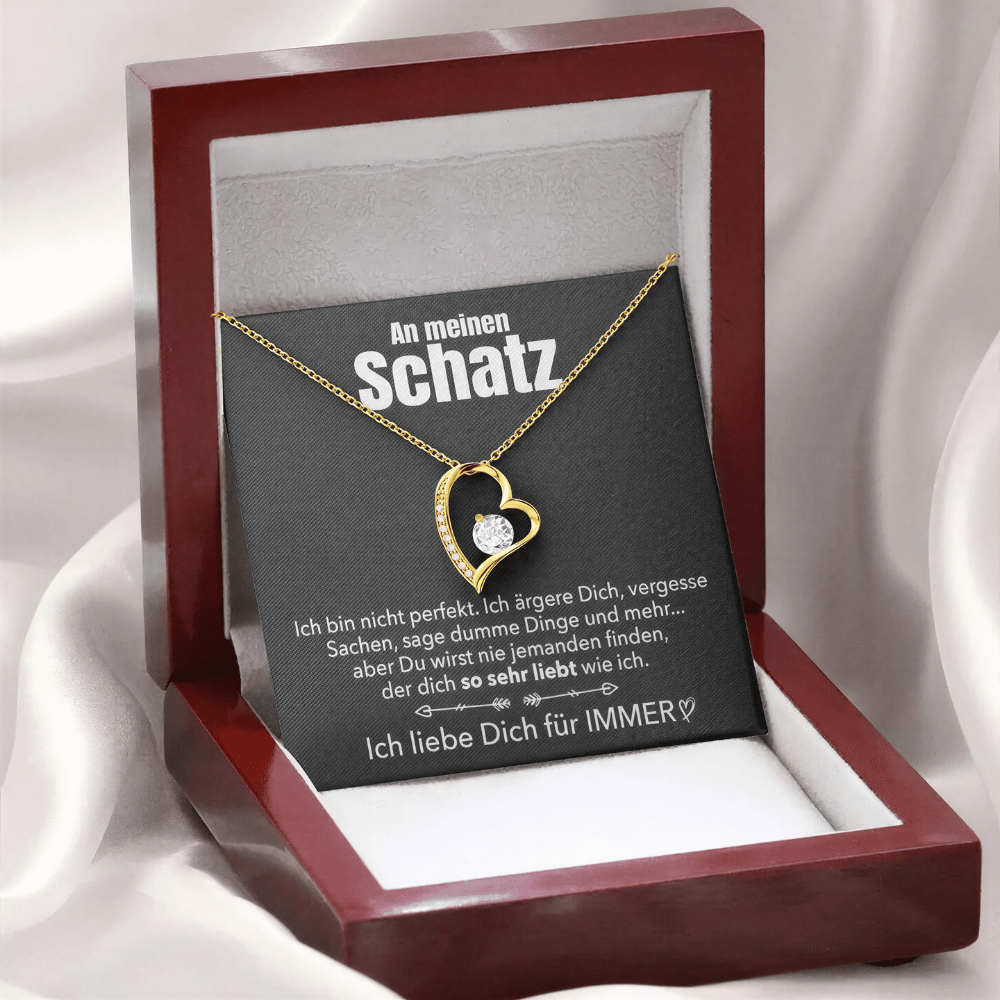 Herz-Kette - An meinen Schatz