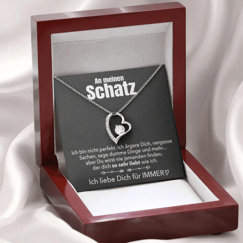 Herz-Kette - An meinen Schatz