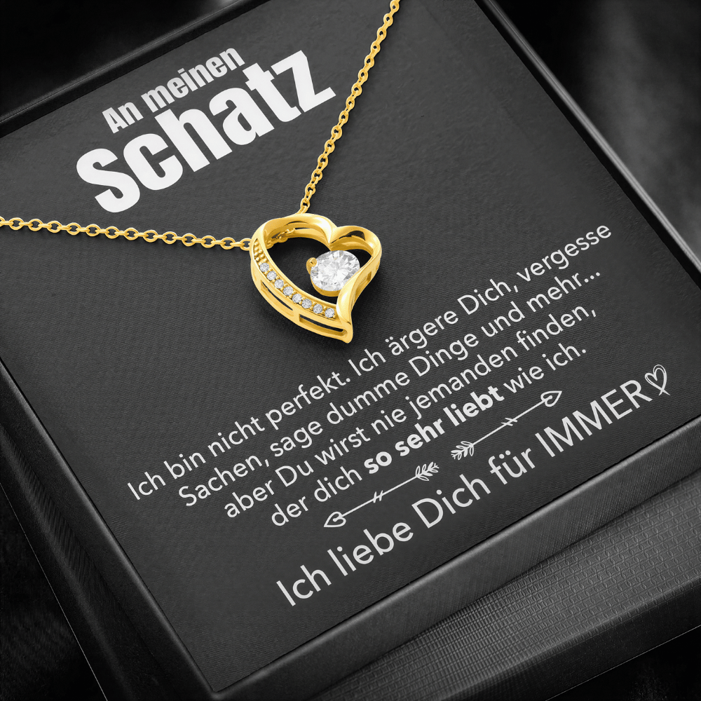 Herz-Kette - An meinen Schatz