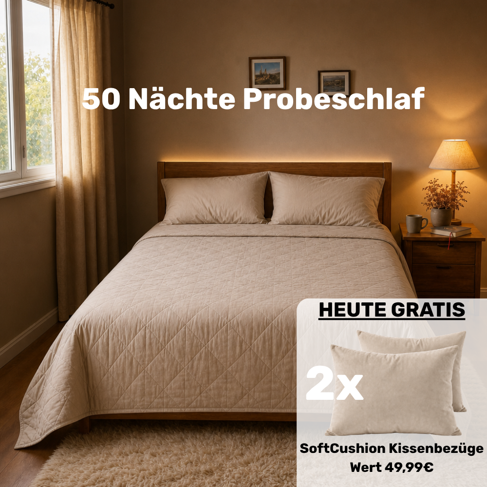 Duné Everyday Bettdecke - 2-in-1 Ganzjahresdecke. Ohne Bettwäsche & schnelltrocknend