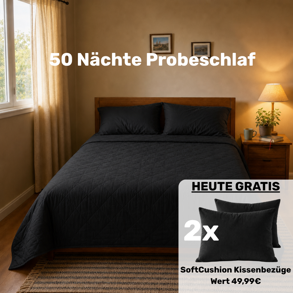 Duné Everyday Bettdecke - 2-in-1 Ganzjahresdecke. Ohne Bettwäsche & schnelltrocknend